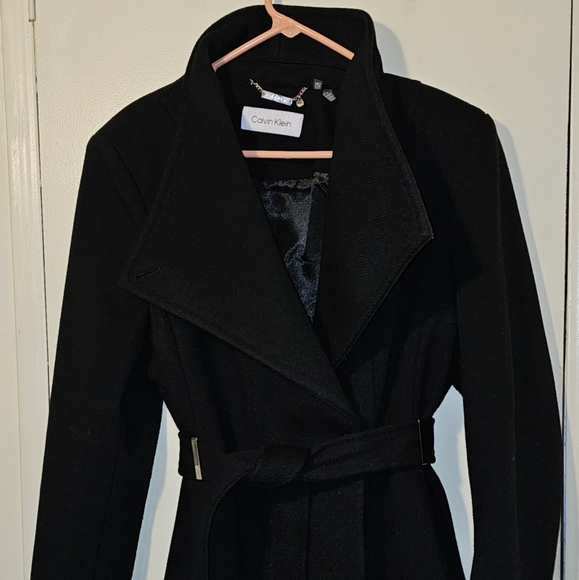 CALVIN KLEIN wool coat - Picture 1 of 3